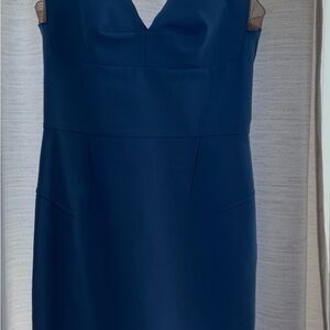 Roland Mouret Navy Midi Dress